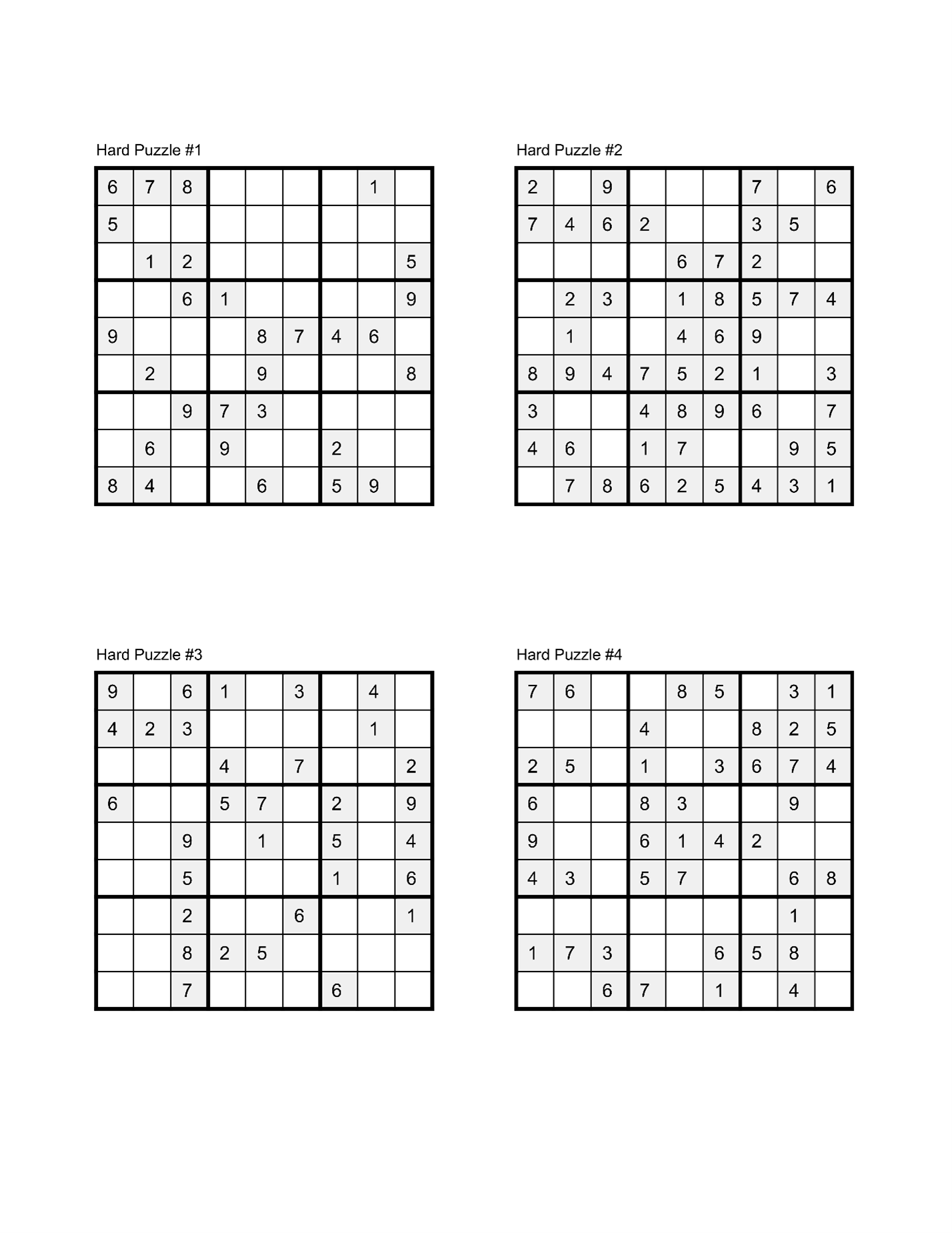 Mental Labyrinths: Sudoku Edition